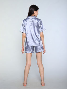 РАСПРОДАЖА Пижама Лолита_О154/серебристый - Ihomelux фото 10