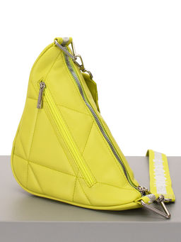 LACCOMA сумка Лакки-Ф826-лайм эко кожа хлопок  фото 3