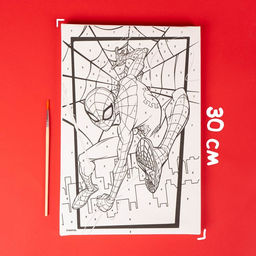 Картина по номерам для детей «Человек-паук», 20×30 см