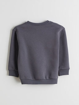 Sonic Bask?l? Erkek ?ocuk Kal?n Sweatshirt