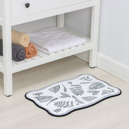 Коврик для дома Доляна Ливьен, 40?60 см, белый