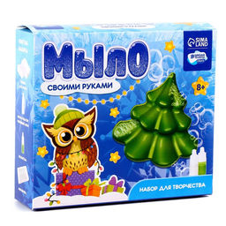 Мыло своими руками на новый год «Ёлочка», набор для творчества