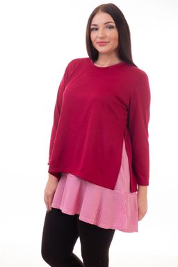 Джемпер - двойка Лейла бордо