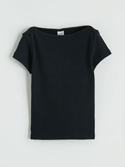 Fitilli K?sa Kollu K?z ?ocuk Ti??rt