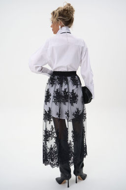 Кружевная юбка Пэрис (чёрный) - Эльза фото 7