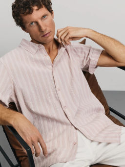 Рубашка из 100% хлопка в полоску / Zarina