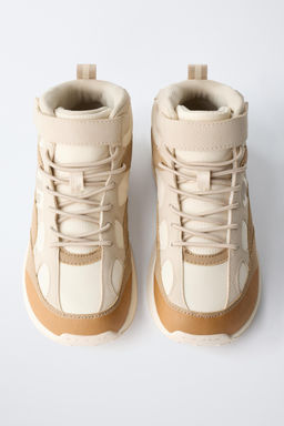 CONTRAST HIGH-TOP SNEAKERS - Zara фото 7