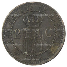2 сентимо 1904 года Испания