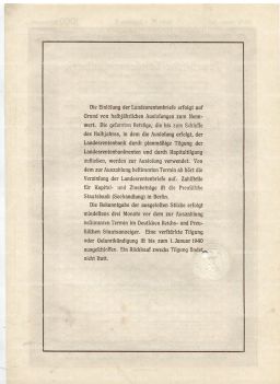 Облигация 4,5% 1000 рейхсмарок 1935 года Германия