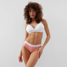 Трусы женские слипы MINAKU в рубчик, размер 44-46, розовые