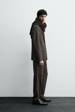 CHECK SUIT TROUSERS - Zara фото 4