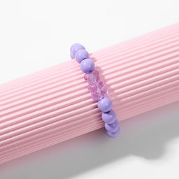 Цена за 2 шт. Браслет детский «Выбражулька» мармеладный мишка, цвет матовый фиолетовый