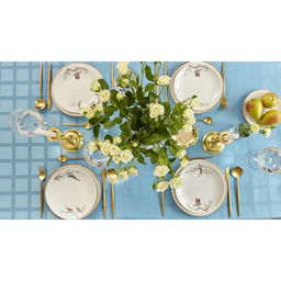 Скатерть Этель Geometry 150*220 +/-3см, цв.серо-синий, пл. 192 г/м2, хл с ВГМО  фото 7