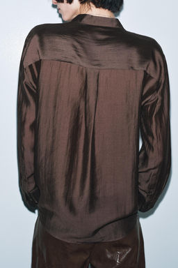ZW COLLECTION FLOWING SHIRT - Zara фото 3