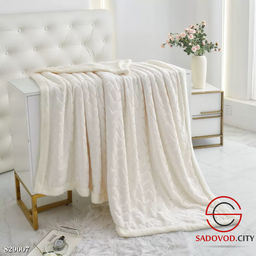 Плед из велсофта в подарочной упаковке