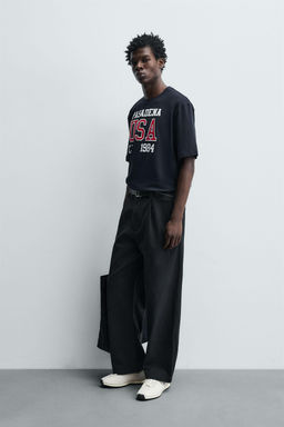TEXT PATCH T-SHIRT - Zara фото 4