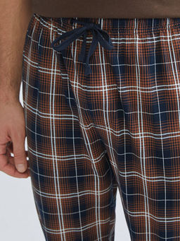 Standart Kal?p Ekose Erkek Pijama Alt