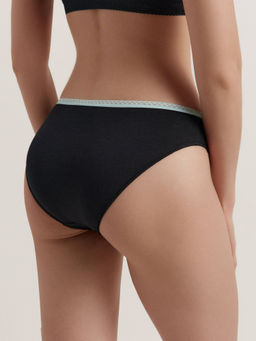 CONTE BASIC COLLECTION LB 2002.7 Трусы женские (в пакете) black-mint - Conte elegant фото 2