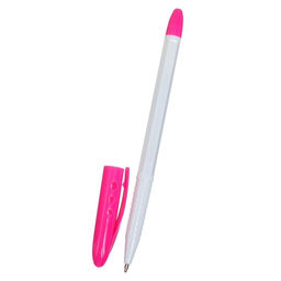 Цена за 50 шт. Ручка шариковая WH-229, 1.0 мм, стержень синий, с цветным колпачком