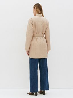 Conso/SM 220113 - light beige Утепленное Пальто  фото 5