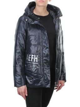 BM-909 DK. BLUE Куртка демисезонная женская COSEEMI (100 гр. синтепон) - Фабричный китай фото 6