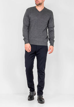 Джемпер мужской CASINO c124-ромб D4 (антрацит) - Greg фото 3