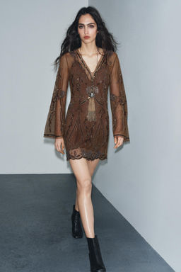 ZW COLLECTION LIMITED EDITION EMBROIDERED DRESS
