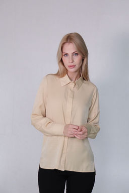 Рубашка с супатной застёжкой свободного силуэта - Martichelli фото 38