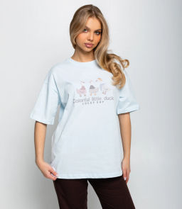 Футболка #КТ8802 (8), светло-голубой