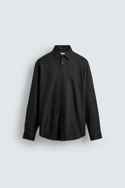 Рубашка CAMISA ESTRUCTURA EASY CARE черная
