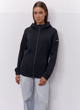 T3388-3 Толстовка женская на молнии с капюшоном