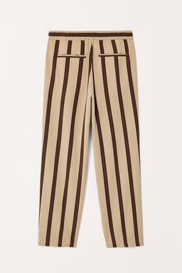 LIMITED EDITION STRIPED RELAXED FIT TROUSERS - Zara фото 6