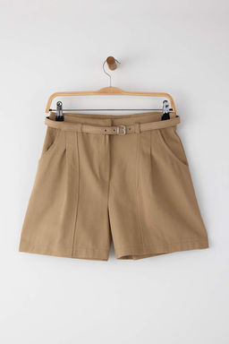 Vizon Gabardin Pamuklu Kemerli City Boy Sort & Bermuda TWOAW26SR00009