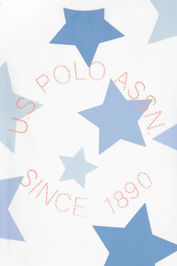 K_z _ocuk Beyaz Pijama Tak_m_ Sepette S_rpriz _ndirim - U.s. polo assn фото 12