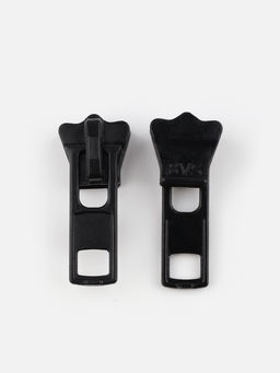 Бегунок для молнии «Трактор», №8, набор 10 шт., чёрный