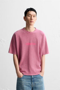 KNIT T-SHIRT WITH PATCH - Zara фото 2