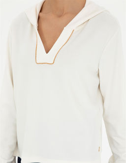 Ekru Regular Fit Sweatshirt - Pierre cardin фото 6