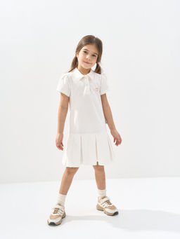 Платье поло "Молоко"