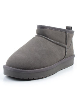04-PF8300-5 GRAY Угги женские (натуральная замша, 100% шерсть)