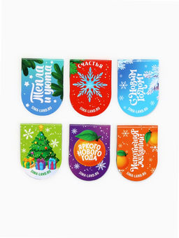 Цена за 2 шт. Магнитные закладки для книг, 6 шт. на подложке Лошадка - Artfox фото 9