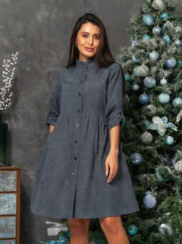 ПЛАТЬЕ ЭТЕЛЬ ШЕРРИ - Микровельвет