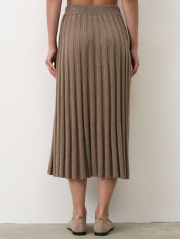 Юбка из кашемира 07032 капучино