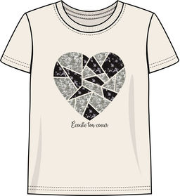 Футболка для девочки 51298 Молочный* 705 Lets go - Let's go фото 5