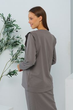 Джемпер женский 292L3-21 т,серый - Solo mio фото 5