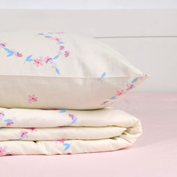 Постельное бельё Этель 2 сп Флирт 175*215 см, 200*220 см, 70*70 см -2 шт, бязь 125 г/м2, хл 100%  фото 2