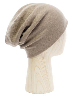 Шапка жен. каш ZZ-D11001 l.taupe - Eleganzza фото 3