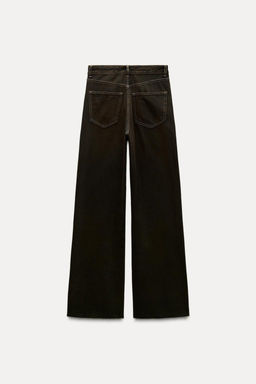 TRF HIGH-WAIST WIDE-LEG JEANS - Zara фото 6
