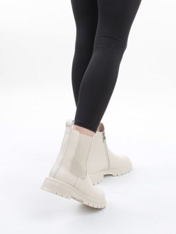 04-PAT177-2Z MILK Ботинки зимние женские (натуральная кожа, 100% шерсть)