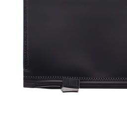 Цена за 10 шт. Папка-конверт на zip-молнии А4, 150 мкм, Calligrata, непрозрачная, черная