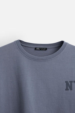 FADED T-SHIRT WITH SLOGANS - Zara фото 9